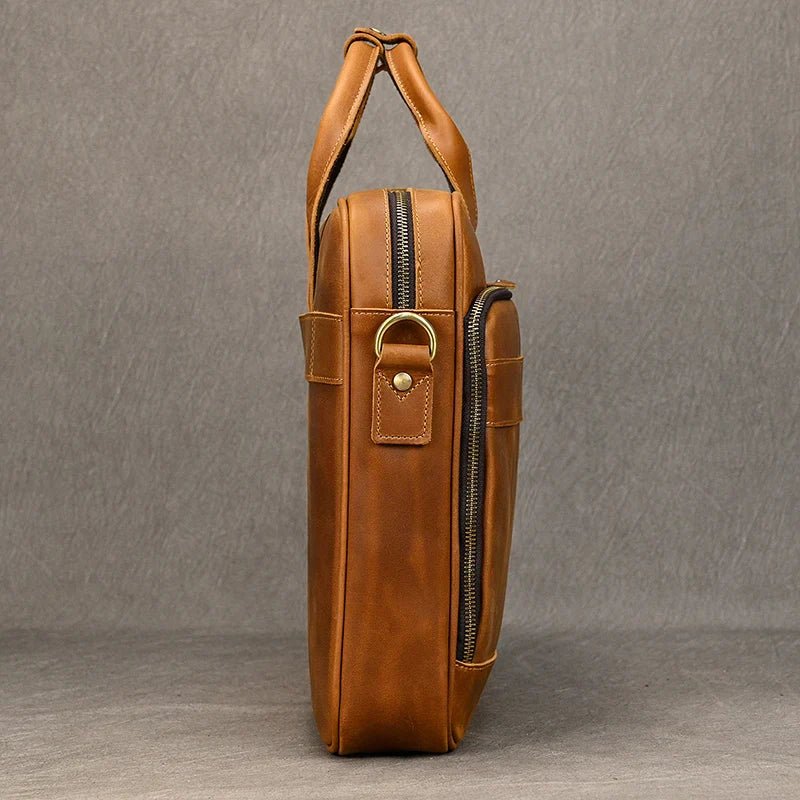 Genuine Leather Briefcase - Fave Carry | Elegance Wherever You Go