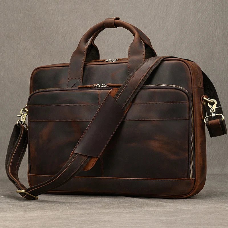 Genuine Leather Briefcase - Fave Carry | Elegance Wherever You Go