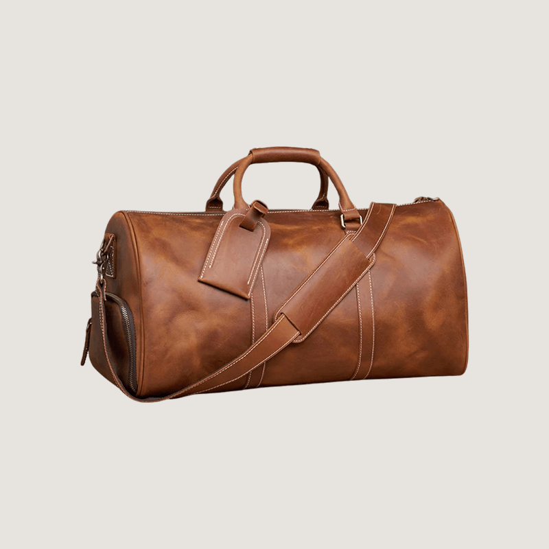 Retro Leather Travel Bag - Fave Carry | Elegance Wherever You Go