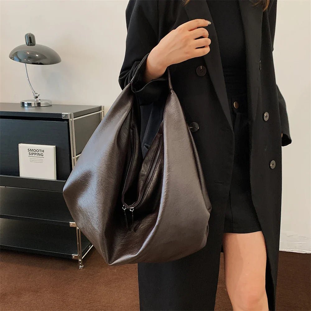 Vintage Soft Leather Bag - Fave Carry | Elegance Wherever You Go