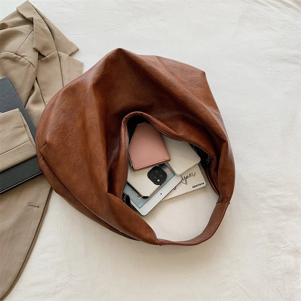 Vintage Soft Leather Bag - Fave Carry | Elegance Wherever You Go